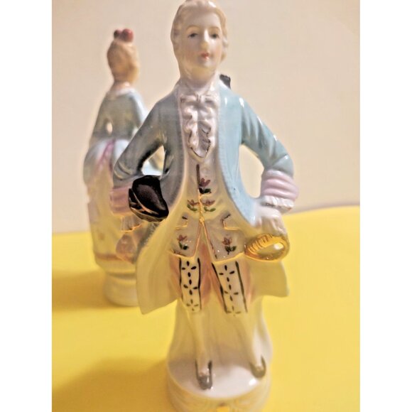 Victorian Figurines Figure Ceramic Porcelain Pottery by Ucago Occupied Japan - Picture 5 of 16